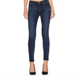 PAIGE Verdugo Ankle Skinny Jeans with Side Zippers